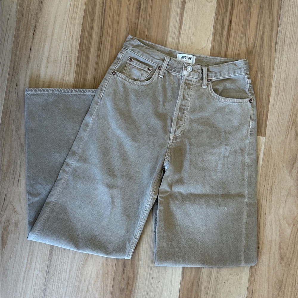 Agolde | Low Slung Baggy Jean | Root Beer